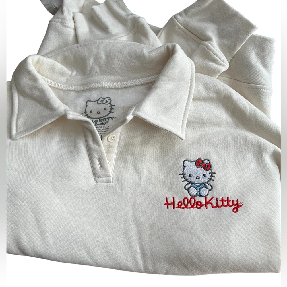 Hello Kitty Polo style Sweater
